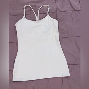 Lululemon Athletica White Tank Size 8